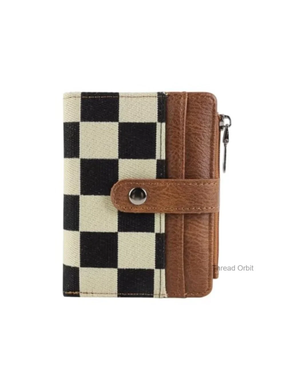 RFID Blocking PU Leather Bifold Wallet with 8 Card Slots and Coin Pocket